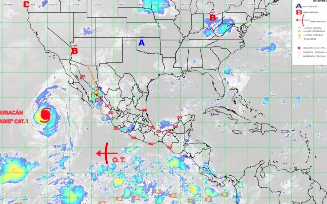 Consejo Estatal de Protección Civil mantiene vigilancia por pronóstico de lluvias en BCS