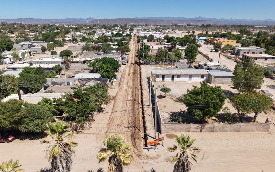 Inicia pavimentación de vialidad en Vizcaíno con inversión superior a 16 mdp