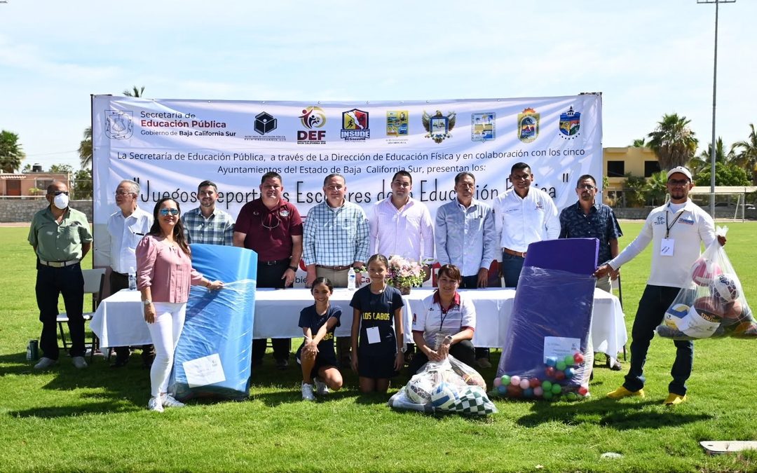 Entregará SEP de BCS material deportivo a coordinaciones de educación física