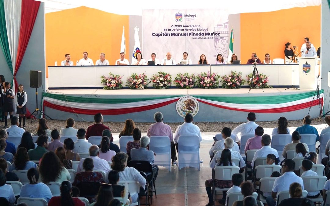 Preside Gobernador sesión solemne por la Gesta Heroica de Mulegé; llama a mantener viva la memoria histórica
