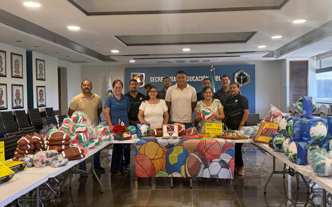 SEP inicia entrega de material para Juegos Deportivos Escolares